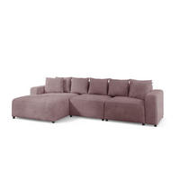 ECKSOFA Megan In Poso - Altrosa, Holzwerkstoff/Textil (331/165cm) - Fun Möbel