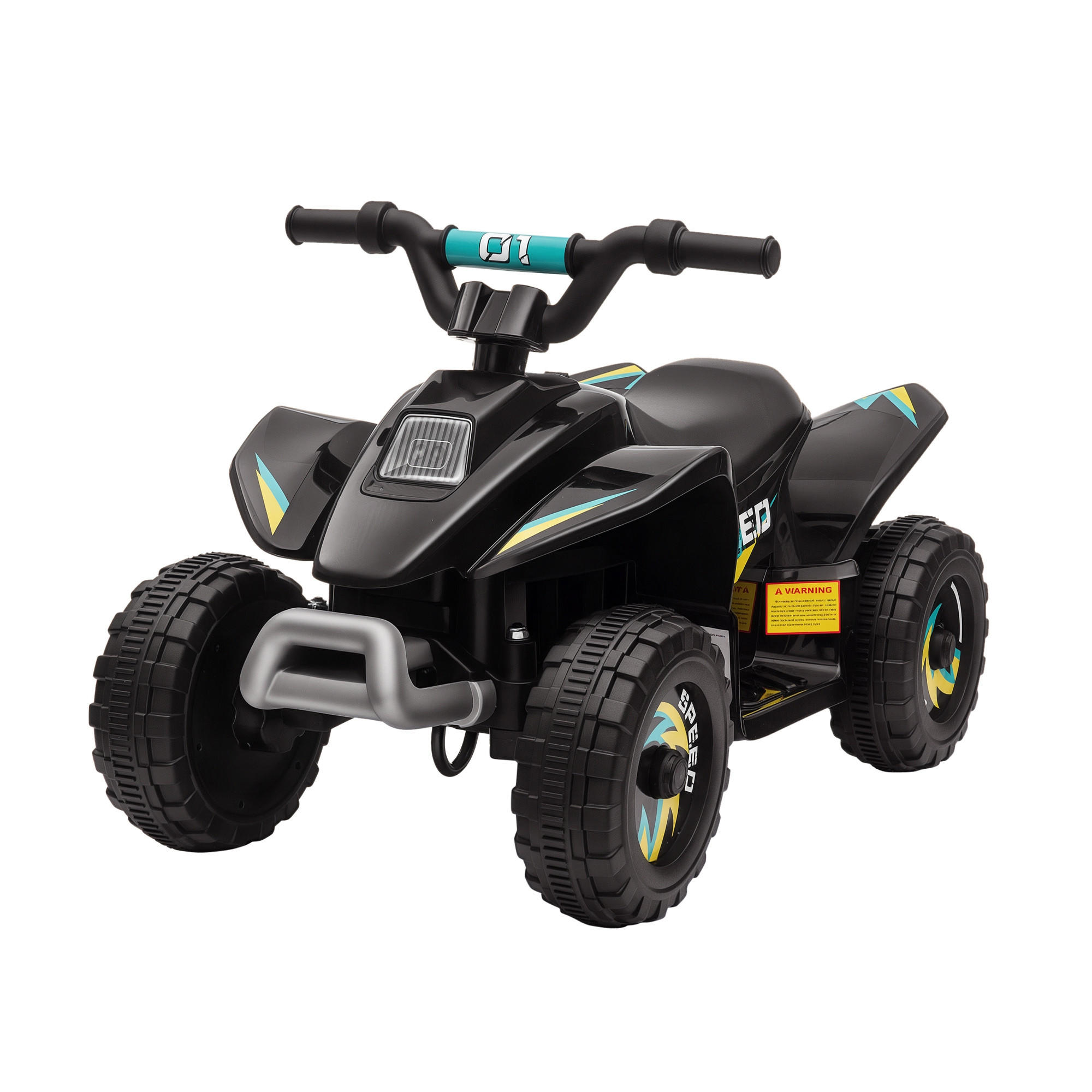 ELEKTRO-QUAD DE-13015 Vor-/Rückwärtsgang Schwarz - Schwarz, Kunststoff (72/40/45.5cm) - ComfortXL