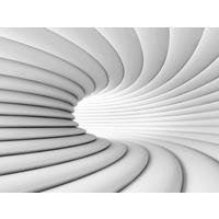 FOTOTAPETE 3D Muster 375 x 270 cm - Weiß, Papier (375/270cm) - Sanders & Sanders