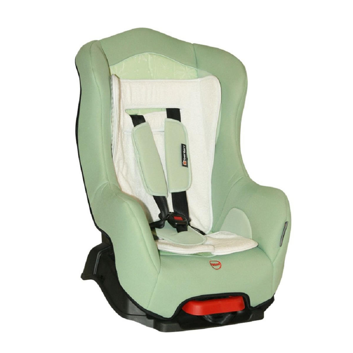 KINDERWAGEN-SITZAUFLAGE Duo Komfort weiß Polyester, wasserabweisend, leicht zu reinigen, für unterwegs - Weiß, Textil (2/30/40cm) - Lorelli