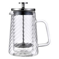 TEEKANNE Silber 12.1/12.1/19.5 cm KB7763 - Silberfarben, Glas (0.6L) - Klausberg 