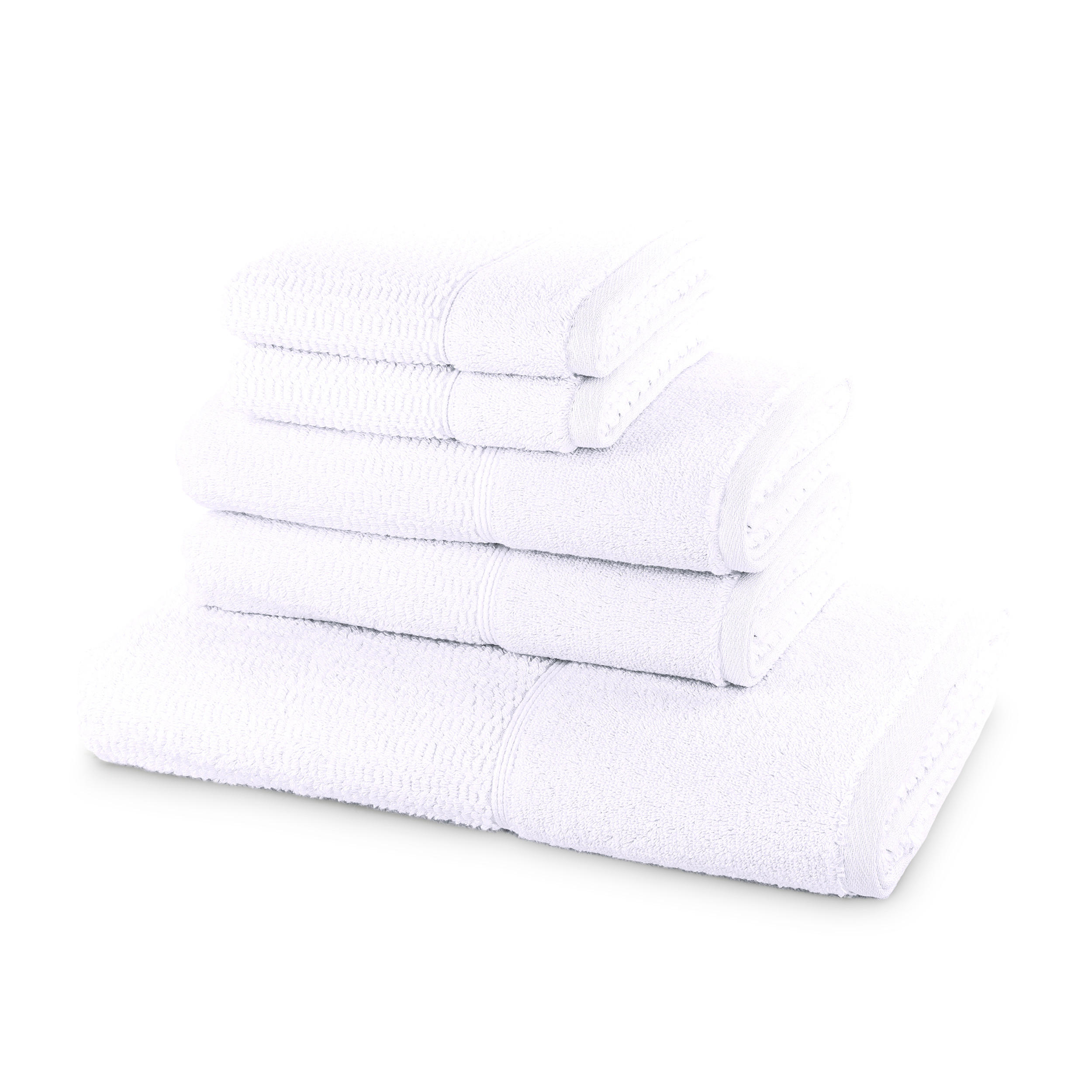 HANDTUCHSET PEARL 5- TLG - Weiß, Textil (67/140cm) - Möve for Frottana