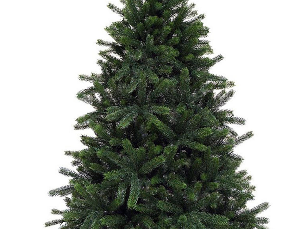 LAALU WEIHNACHTSBAUM künstlich grün 3D Tanne Merlin 210 cm mit Ständer - Grün, Kunststoff (210cm) - LAALU