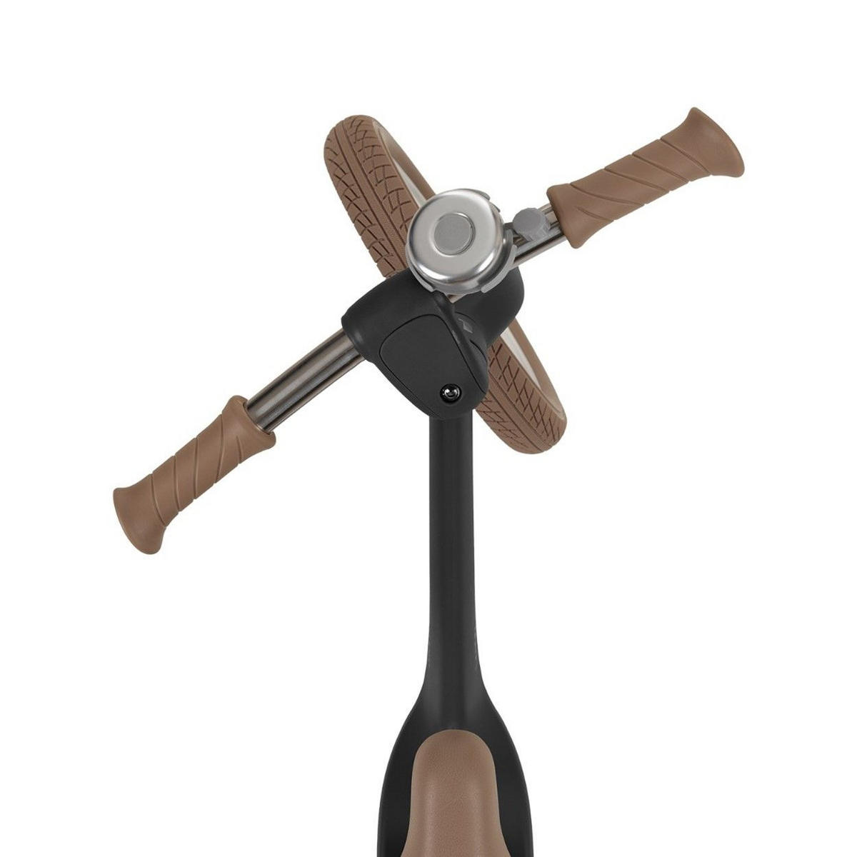 LAUFRAD Lanser 12 Zoll schwarz höhenverstellbar, PU-Räder, Anti-Rutsch-Griffe - Schwarz, Metall (85/38/54cm) - Kikka boo