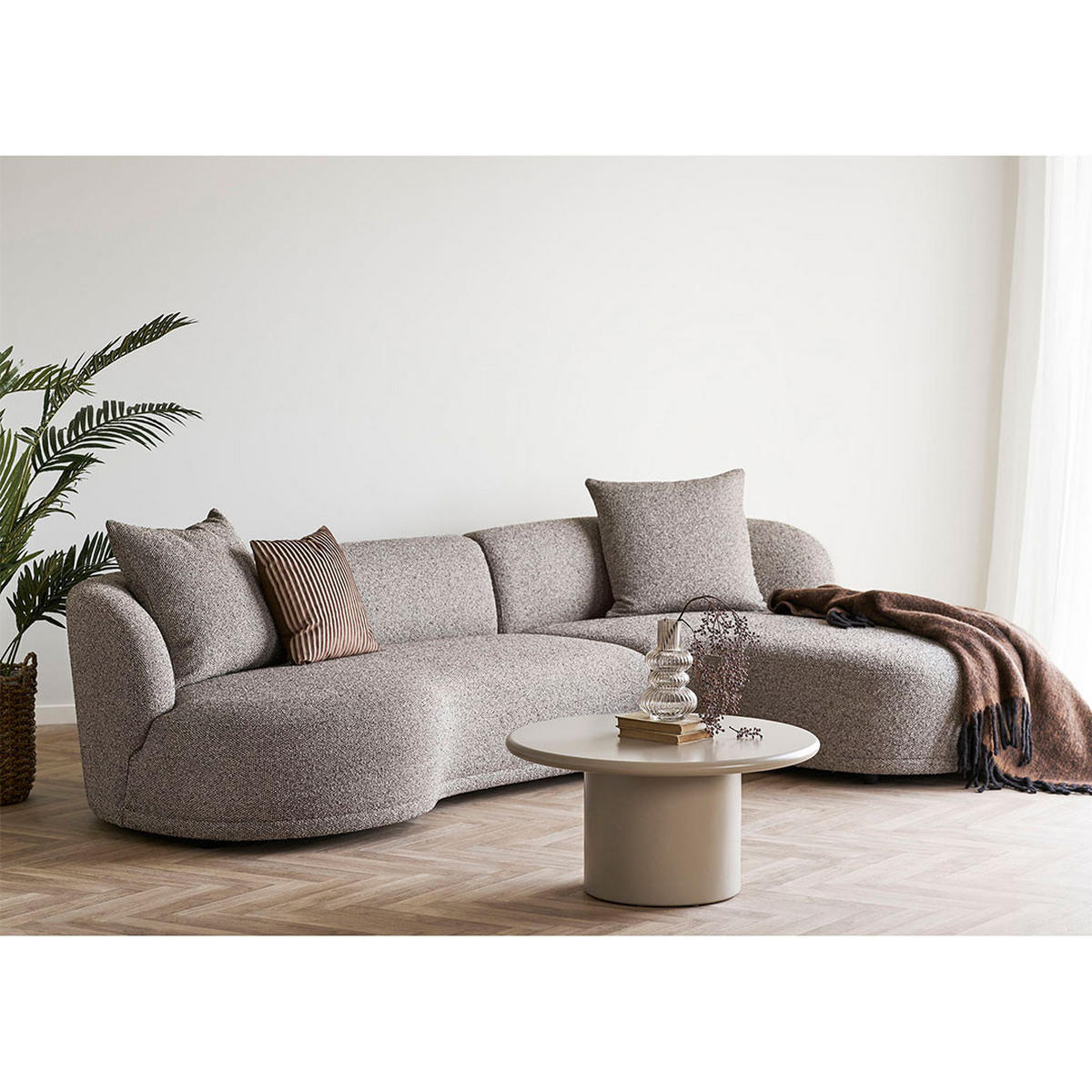 COUCHTISCH, Nagano, Sandfarben, MDF, 80 x 80 x 40 cm - Sandfarben, Holzwerkstoff (80/80/40cm) - ebuy24