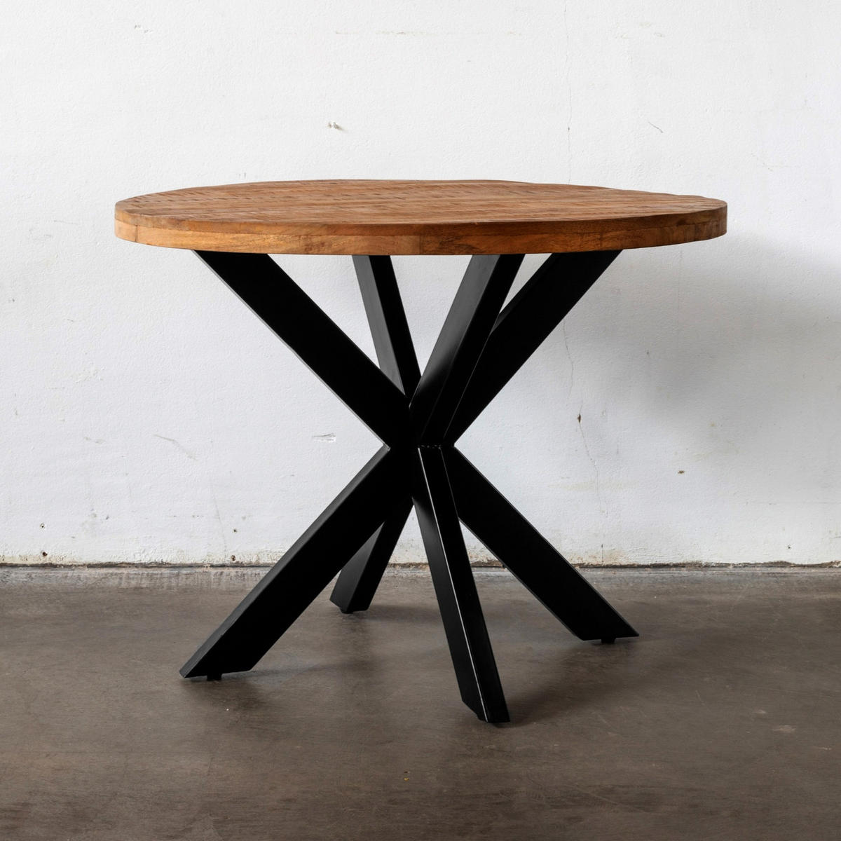 ESSTISCH rund aus Mangoholz 150cm, natürlich - Braun, Holz (150/150/78cm) - Giga Meubel