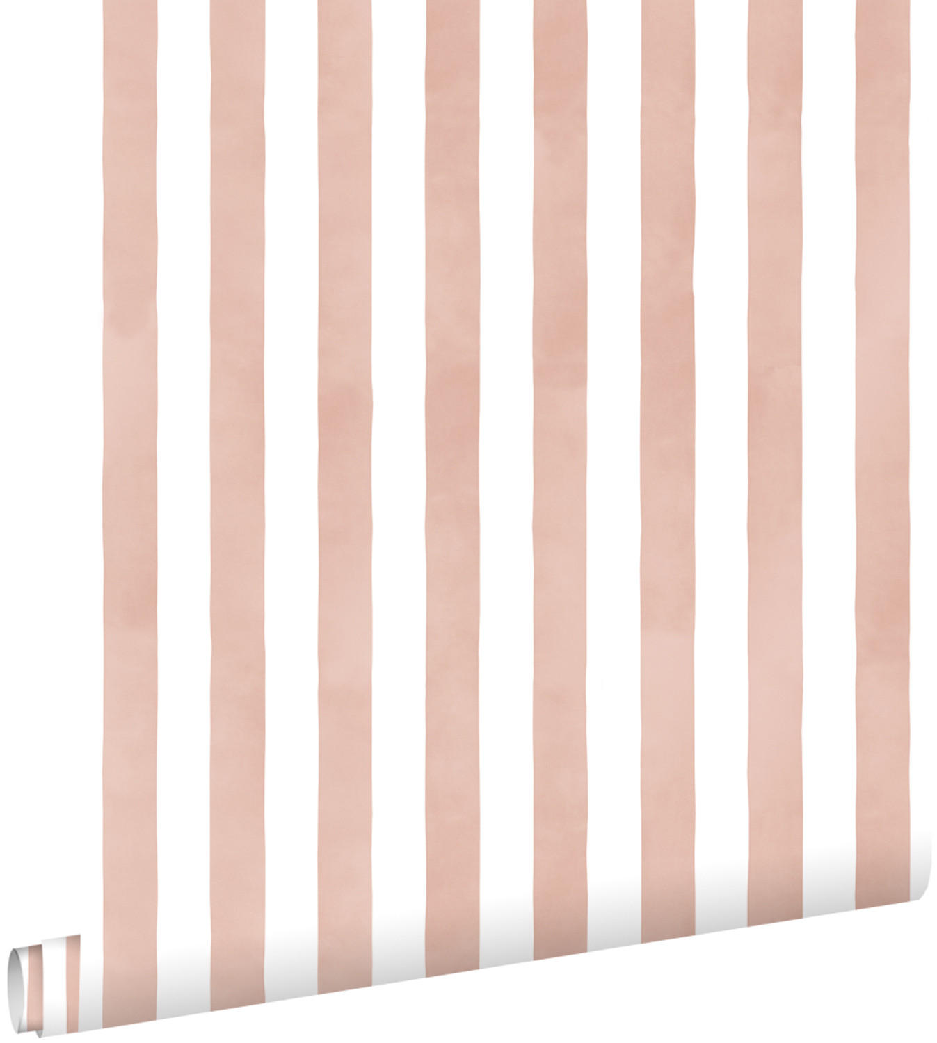 TAPETE Streifenmuster 53 cm x 10.05 m - Terracotta, Papier (53/0.1cm) - ESTAhome