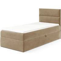 KINDERBETT MINO 1 - Hellbraun, Holzwerkstoff (94/208cm) - Meblini