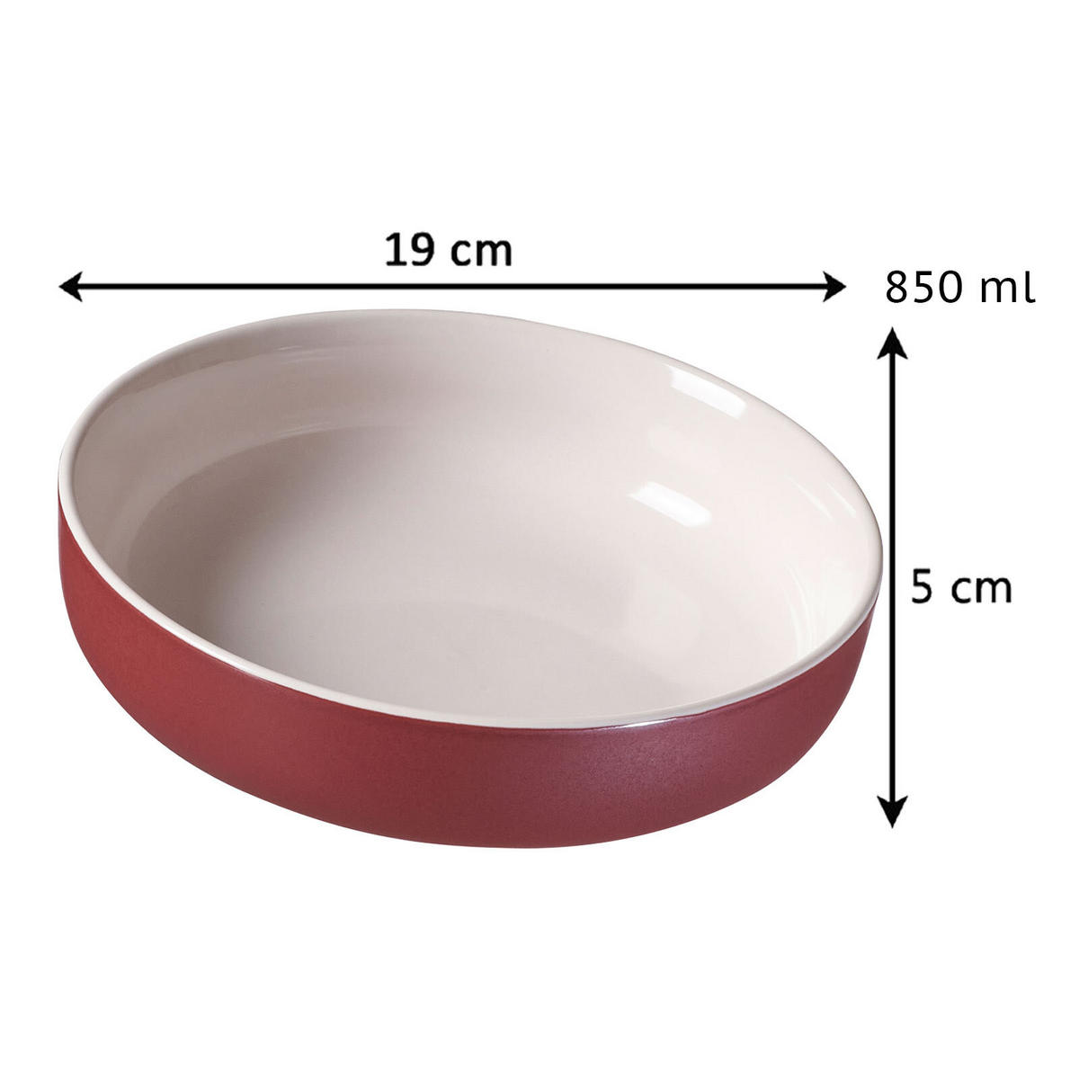 SCHALEN Jasper Beere ø 19.0 cm 4er Set - Beere, Keramik (19cm) - Ritzenhoff Breker