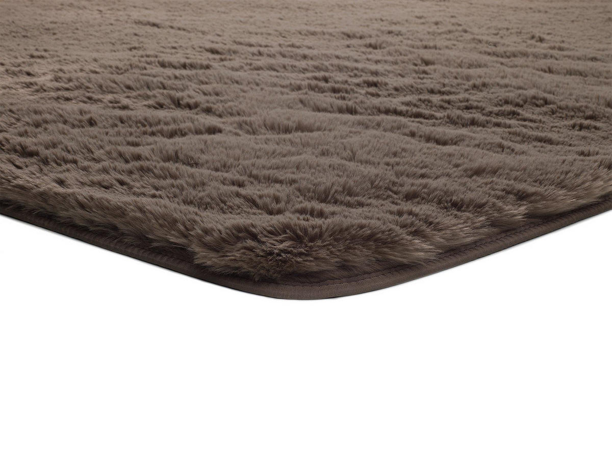 HOCHFLORTEPPICH Taupe Alpaca 160/230 cm - Taupe, Textil (160/230cm) - Atticgo