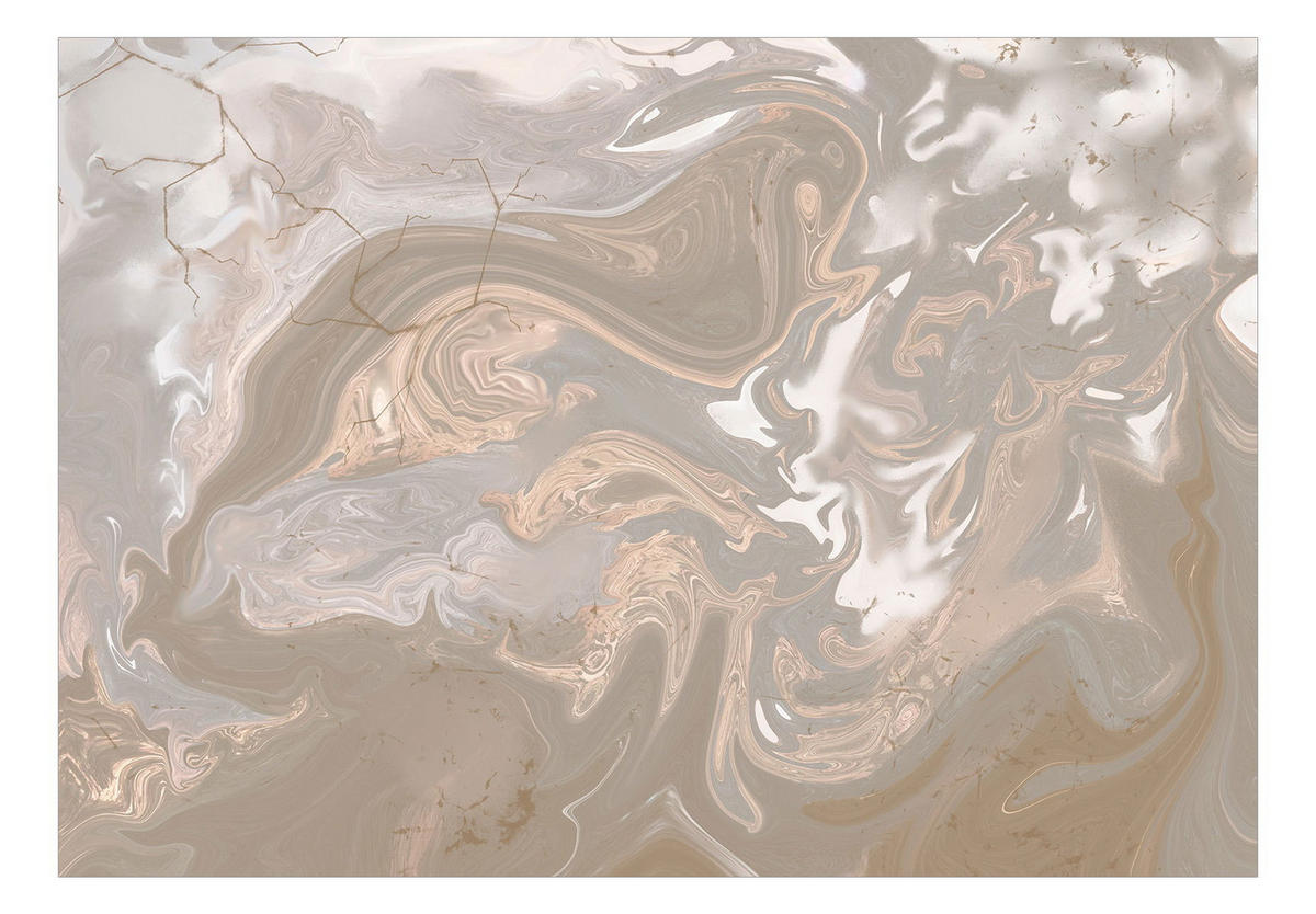 SELBSTKLEBENDE FOTOTAPETE 392/280 cm - Braun/Grau, Kunststoff/Textil (392/1cm) - KUNSTLOFT