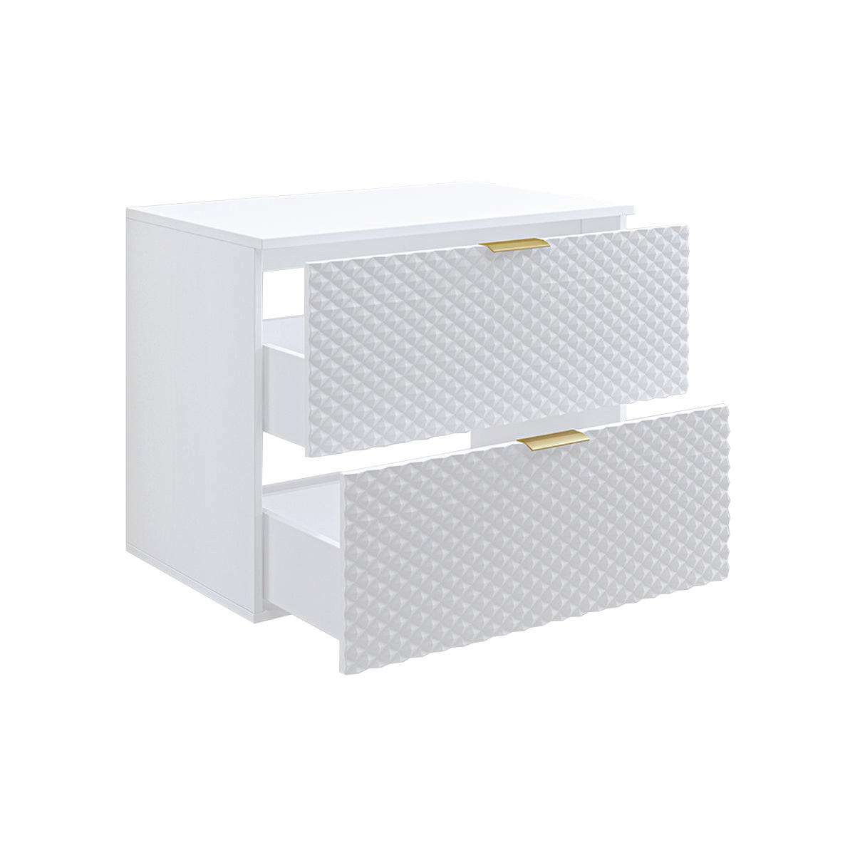 DONJI ELEMENT ZA UMIVAONIK 80.4cm Cléa Bijeli - bijela, drvni materijal (80.4/62.6/48.5cm) - Petits-meubles
