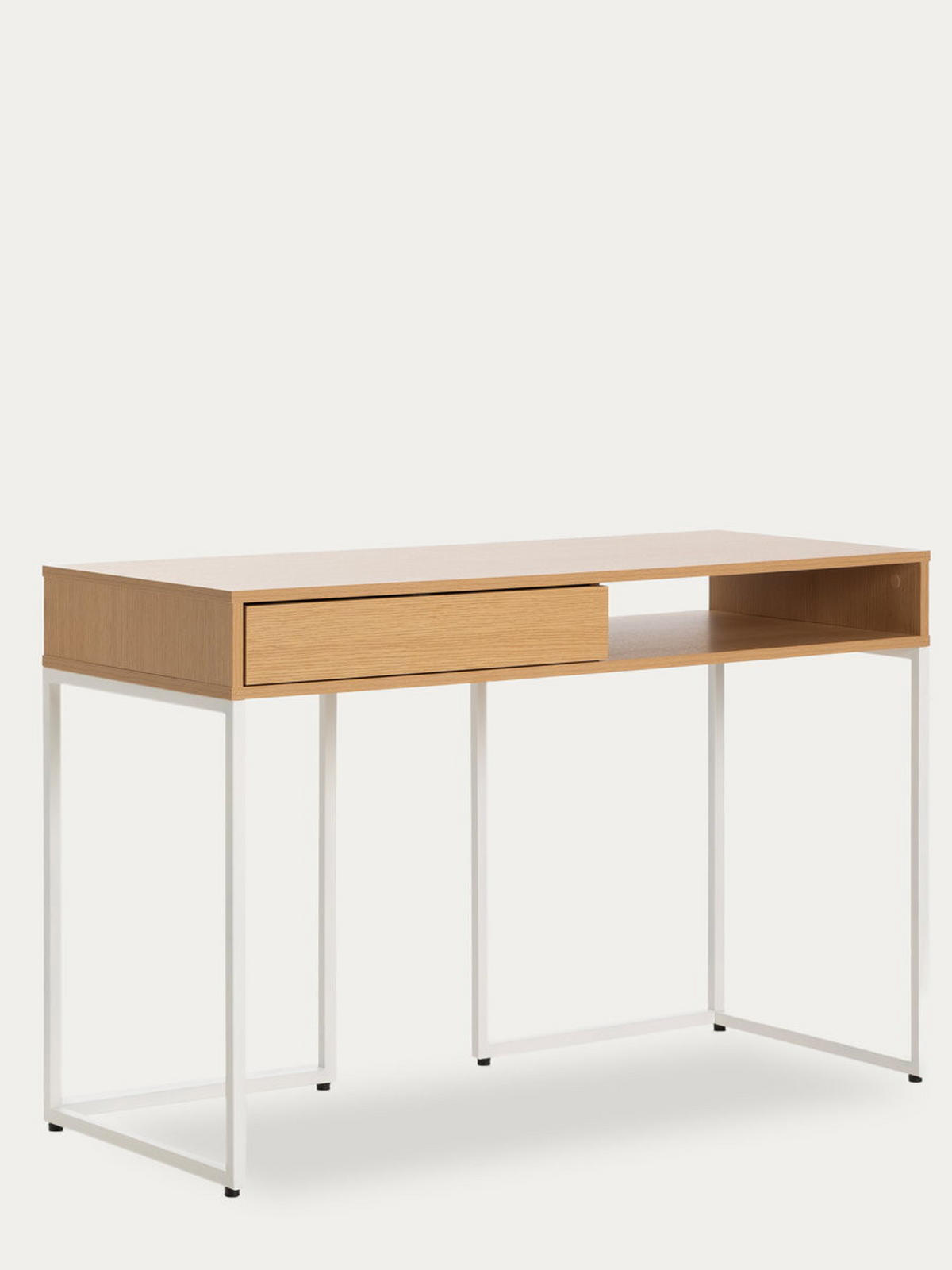 SCHREIBTISCH Bari Natur 50 x 120 - Braun, Holzwerkstoff (120/50/78cm) - Kenay Home