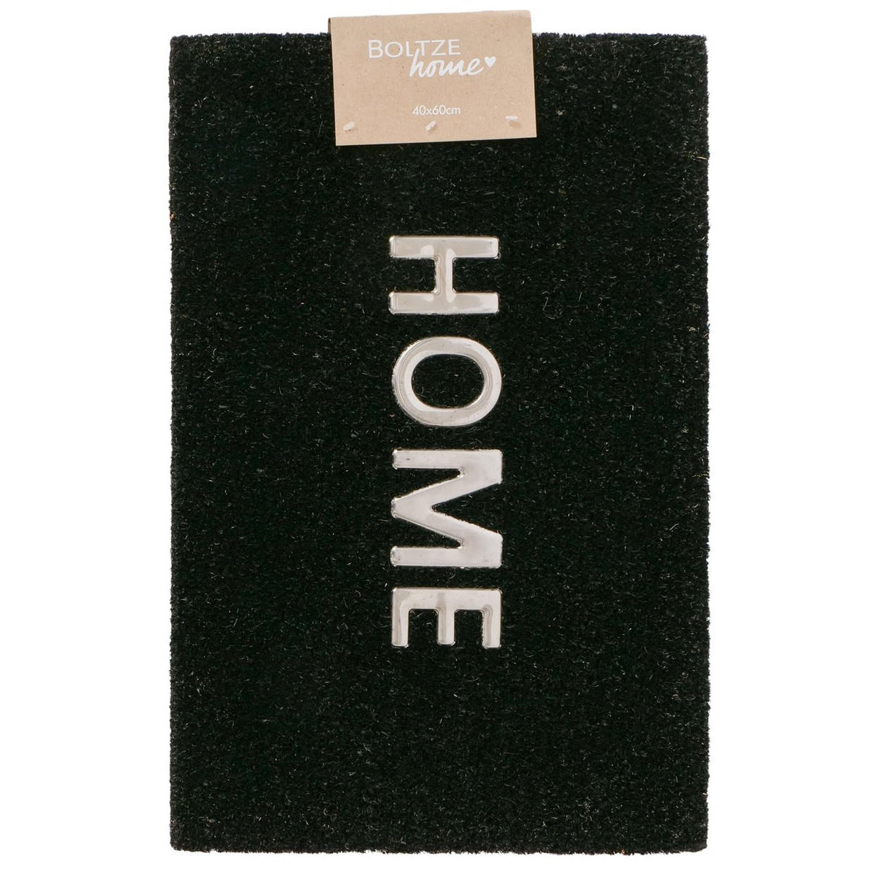 FUSSMATTE Kokosfaser Home 40/60 cm - Schwarz, Naturmaterialien (40/60cm) - Boltze Home