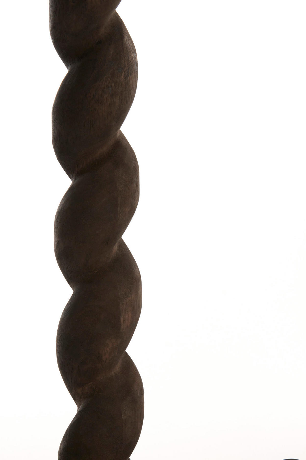 LAMPENFUSS Nanno Grau Ø15/45 cm - Grau, Holz (15/15/45cm) - Light & Living