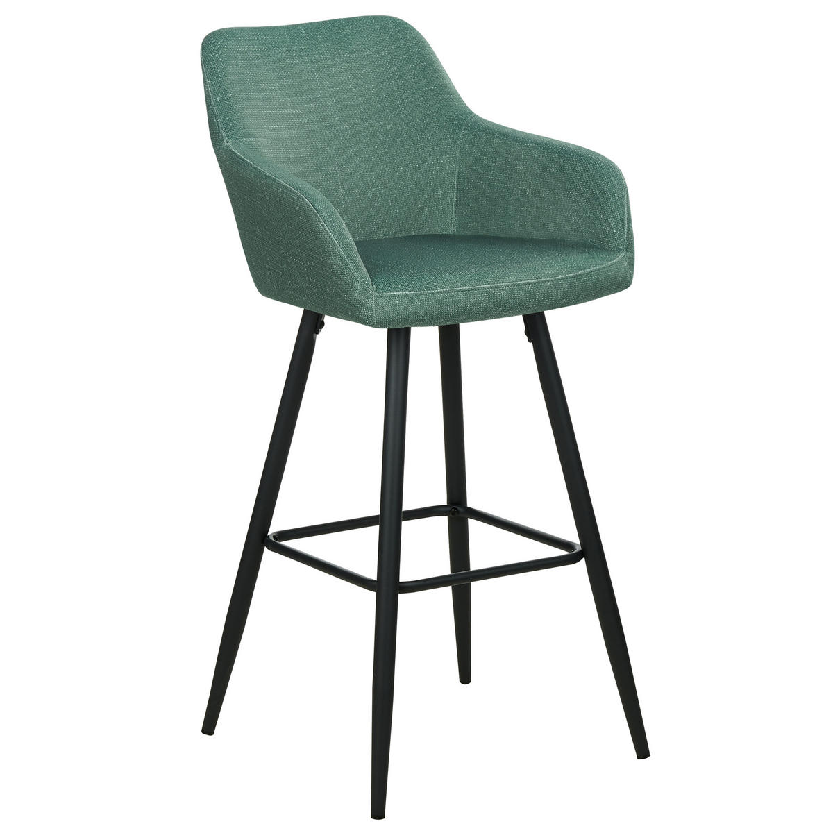 BÁRSZÉK 2 darabos Szett Bársony sötétzöld Casmalia - fekete/sötétzöld, textil (50/103/54cm) - Beliani