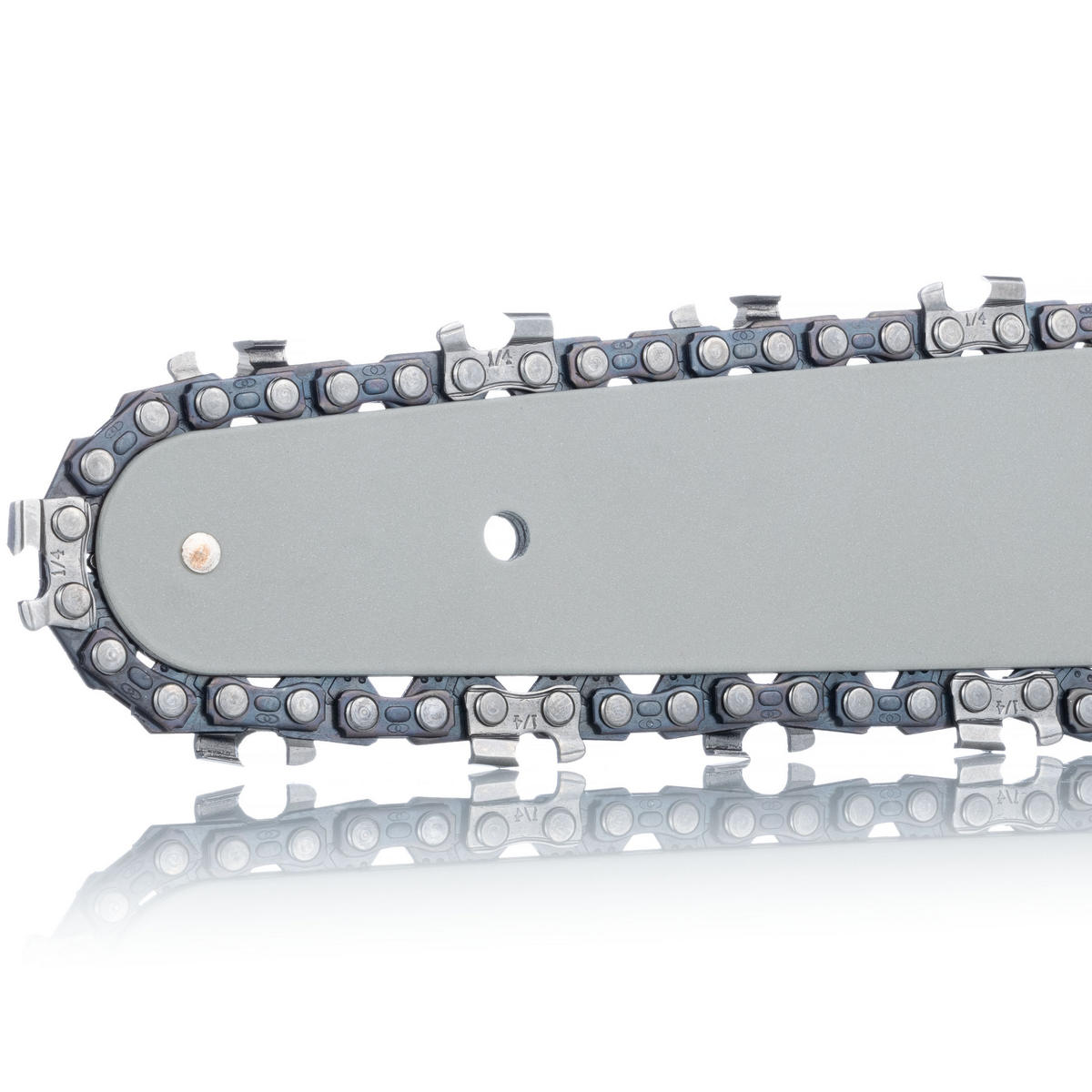 SÄGEKETTE 8 Zoll - 1/4 Zoll, 24 Schneidezähne, 48 Treibglieder, kompatibel mit Mini-Elektrosägen - Multicolor, Kunststoff/Metall (12/8/1cm)
