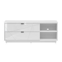 TV-MÖBEL Sven Weiß - Weiß, Holzwerkstoff (156/61/43cm) - Petits-meubles