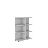 BÜCHERREGAL DUOMO 83,2x29,7x112,5 cm, Regal Grau - Grau, Holzwerkstoff (83.2/112.5/29.7cm) - MASSENO