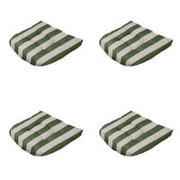 SITZKISSEN Amora - Grün - 46/46/6 cm - 4er-Set - Grün, Textil (46/6/46cm) - Madison