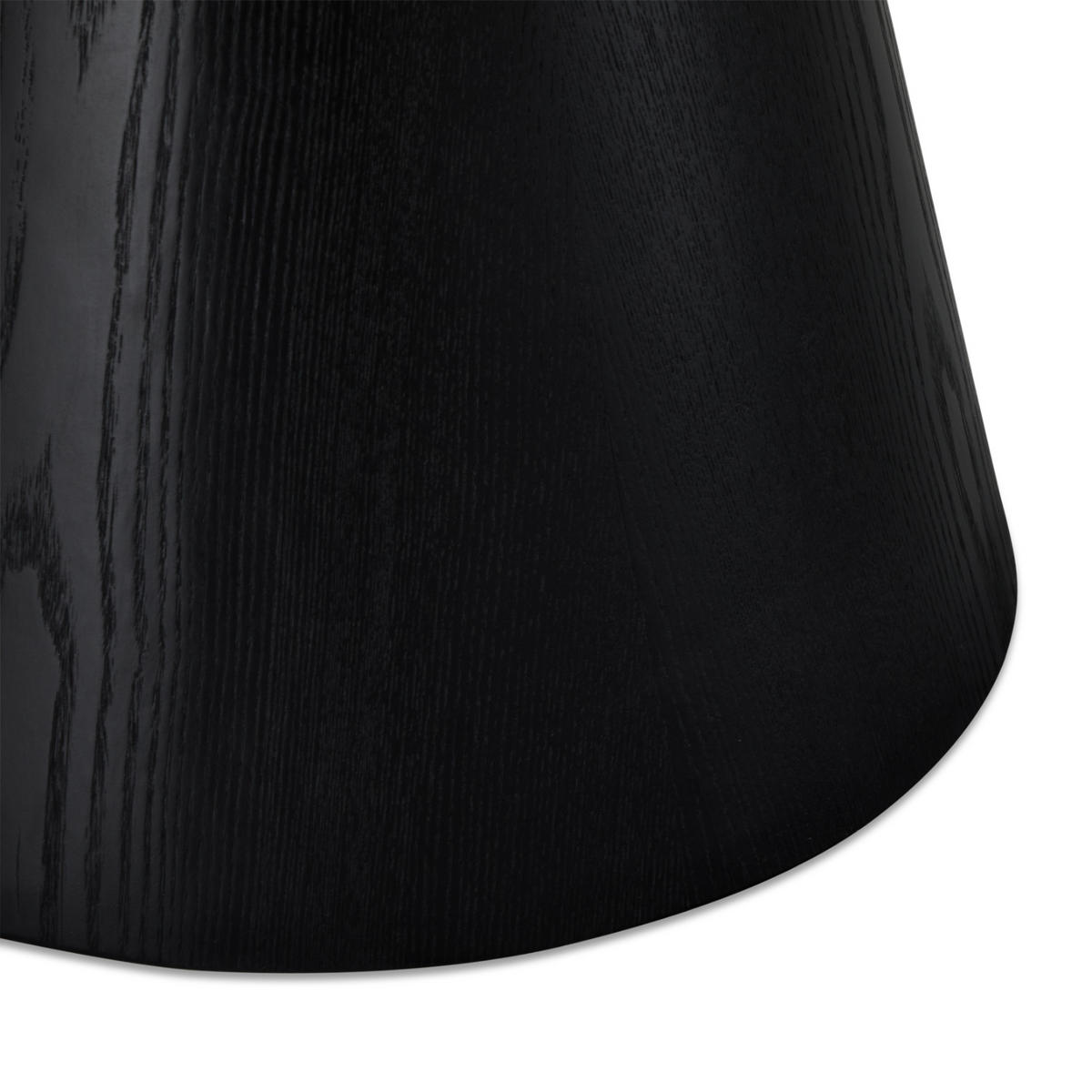 COUCHTISCH rund Schwarz 80/80/45 cm - Schwarz, Holz (80/80/45cm) - Furnhouse