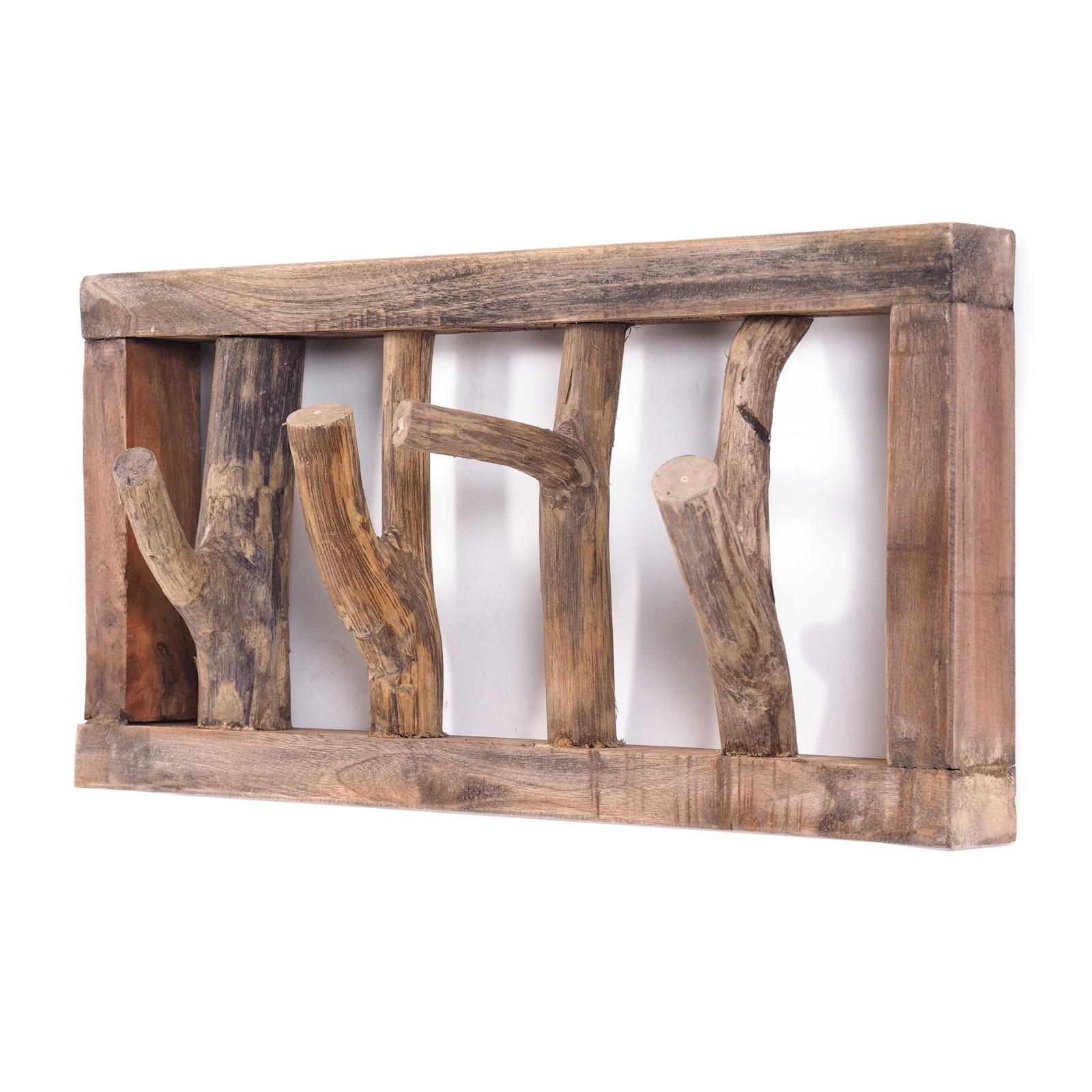 WANDGARDEROBE LIMB Treibholz 01 natur-vintage - Naturfarben, Holz (45/23/10cm) - DESIGN DELIGHTS