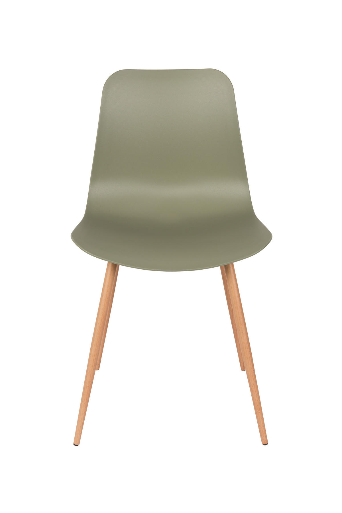 ESSZIMMERSTUHL Leon - Grün - 49/44.5/80 cm - 2er-Set - Grün, Kunststoff (44.5/80/49cm)