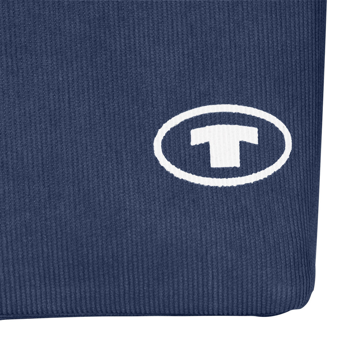 WÄSCHEKORB Textil mit Kordelzug - Dunkelblau, Textil (29/51/25cm) - Tom Tailor