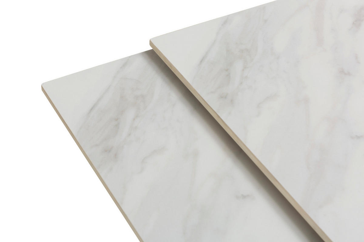 ESSTISCH Arlene Schwarz 150/90/76 cm - Schwarz, Stein (150/90/76cm) - Drawer