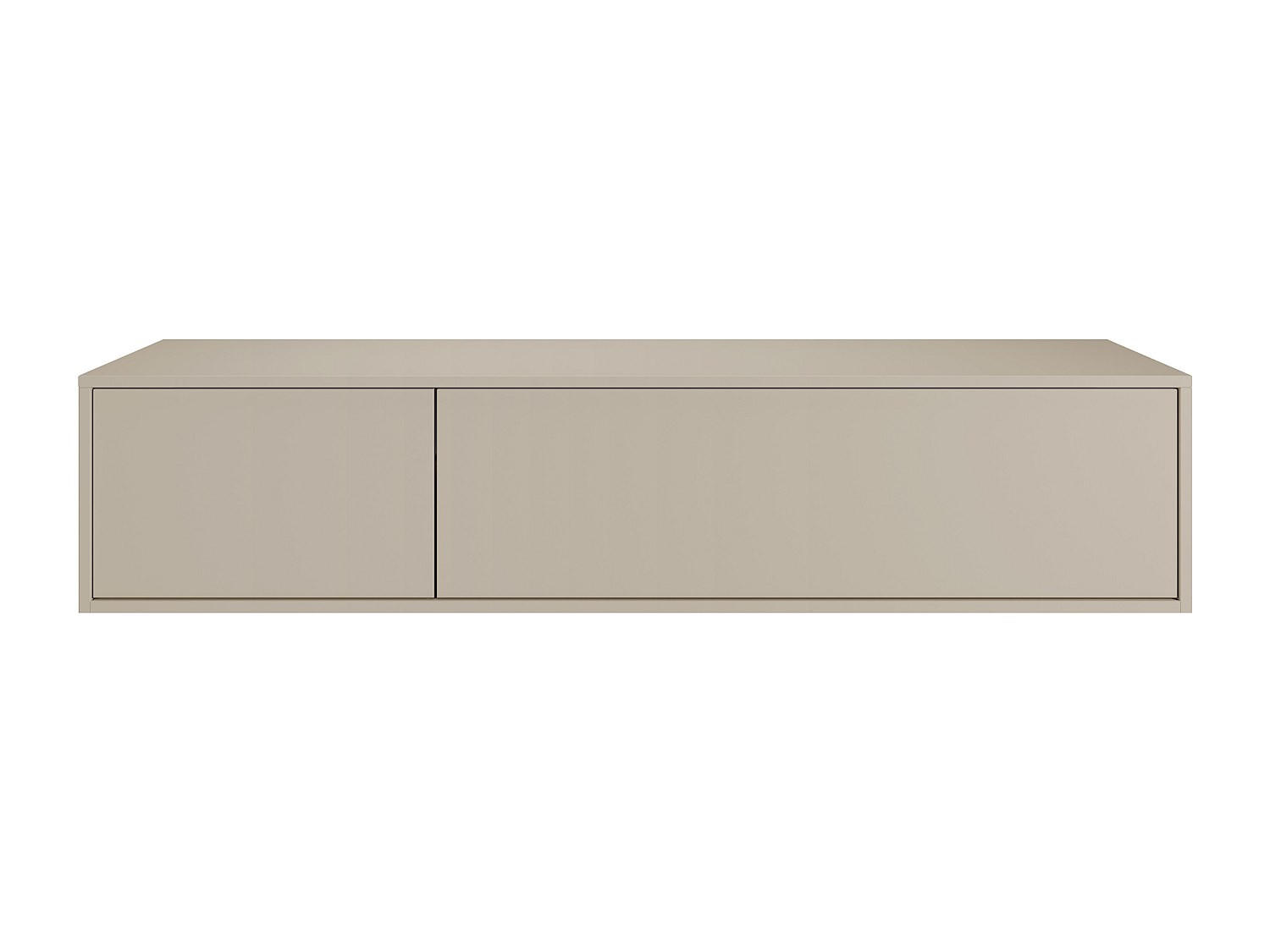 WASCHBECKENUNTERSCHRANK - 150 cm x 47 cm - Holz, Platte - Beige - ISAURE - Beige, Holz (150/32/47cm) - Vente-Unique