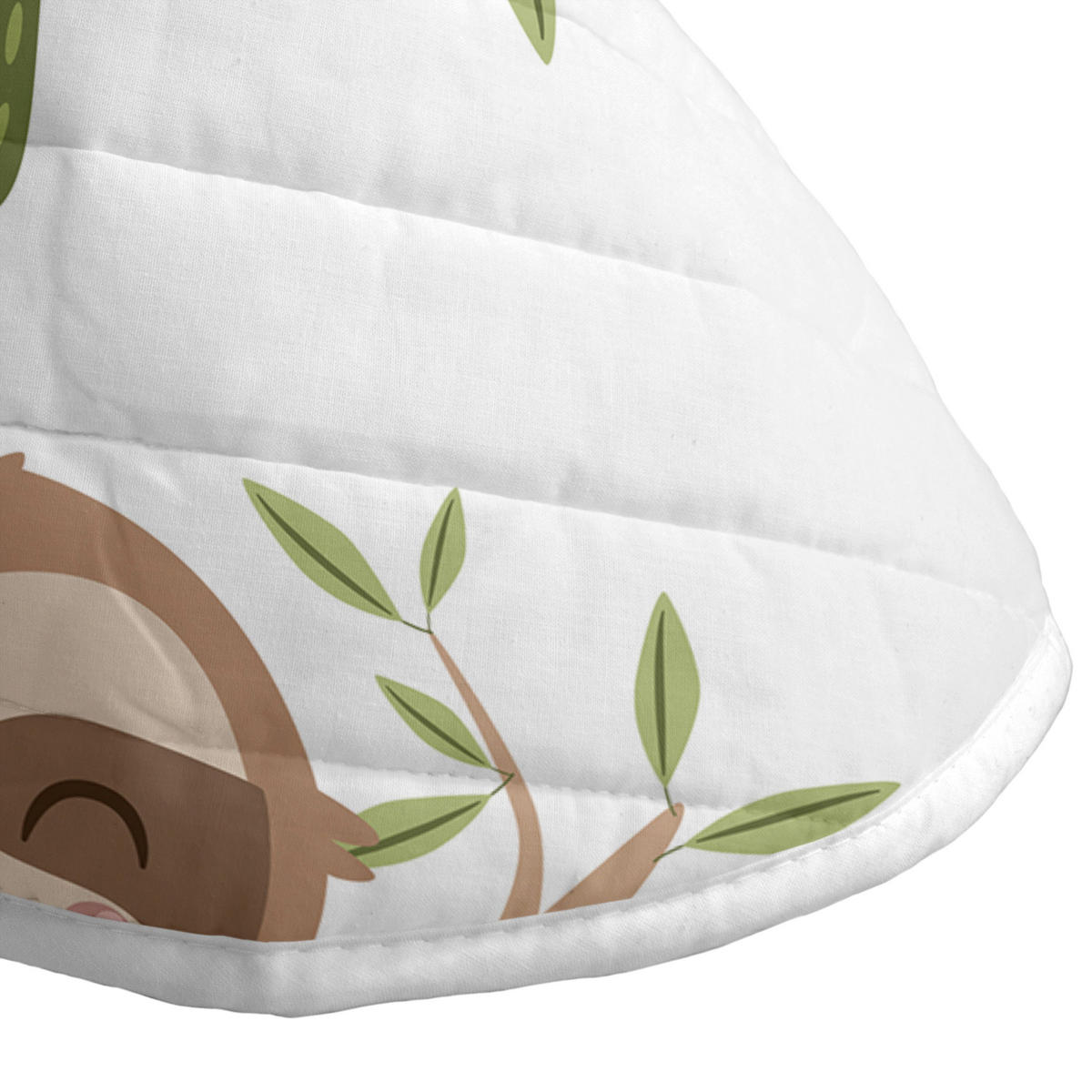 TAGESDECKE happy sloth 180x260 cm (bett 80/90/105) mehrfarbig - Multicolor, Textil (180/260cm) - Happy Friday