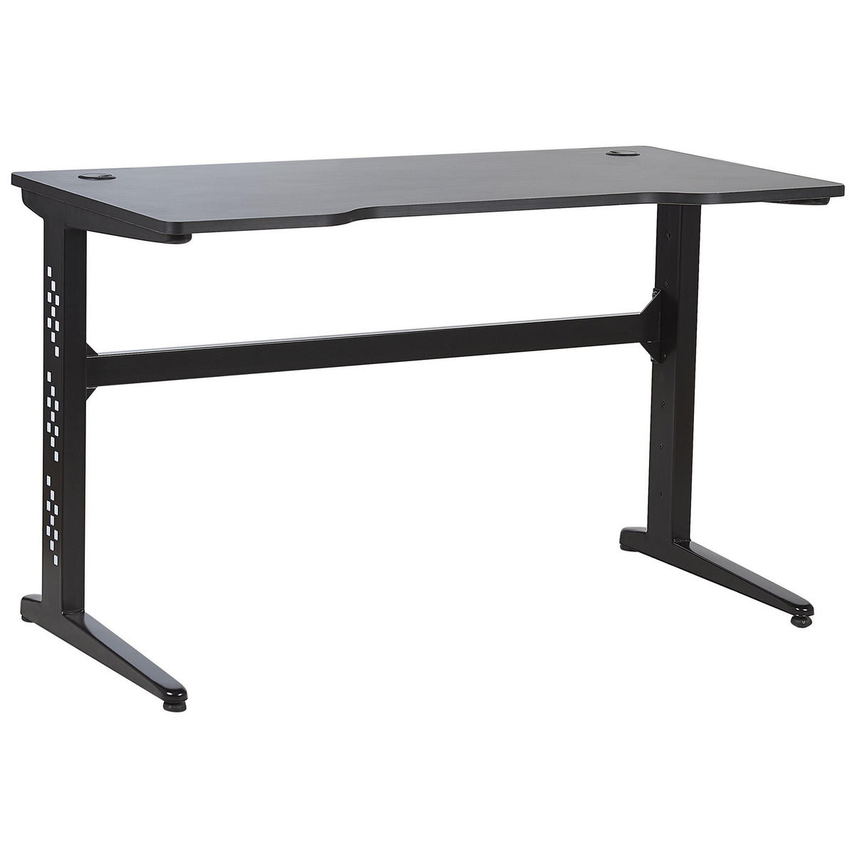 SPIELTISCH schwarz 120/60/73 cm Dexter - Schwarz, Holzwerkstoff (60/120/73cm) - Beliani