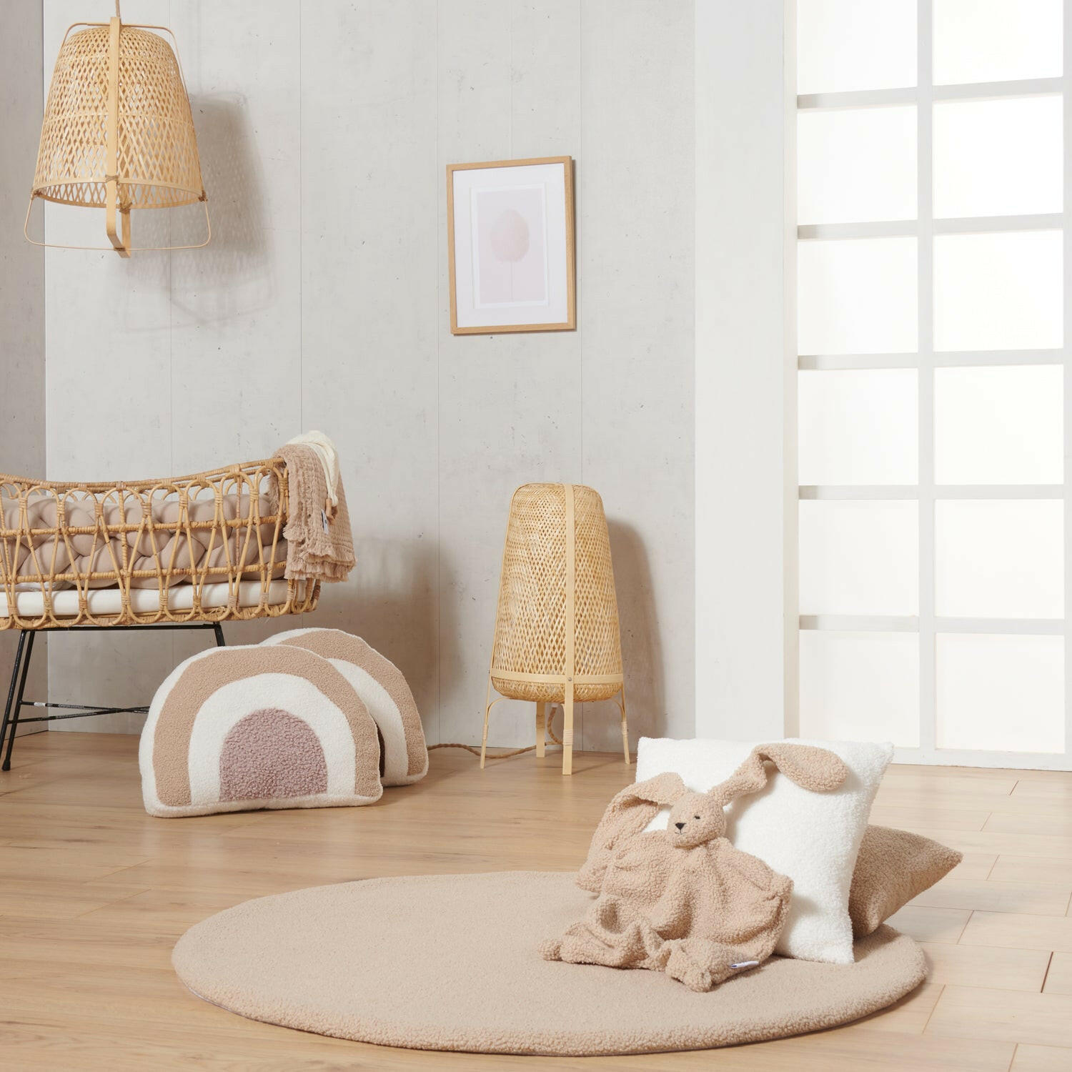 SCHNUFFELTUCH Hase Teddy Beige - Beige, Textil (30/1/30cm) - nordic coast company
