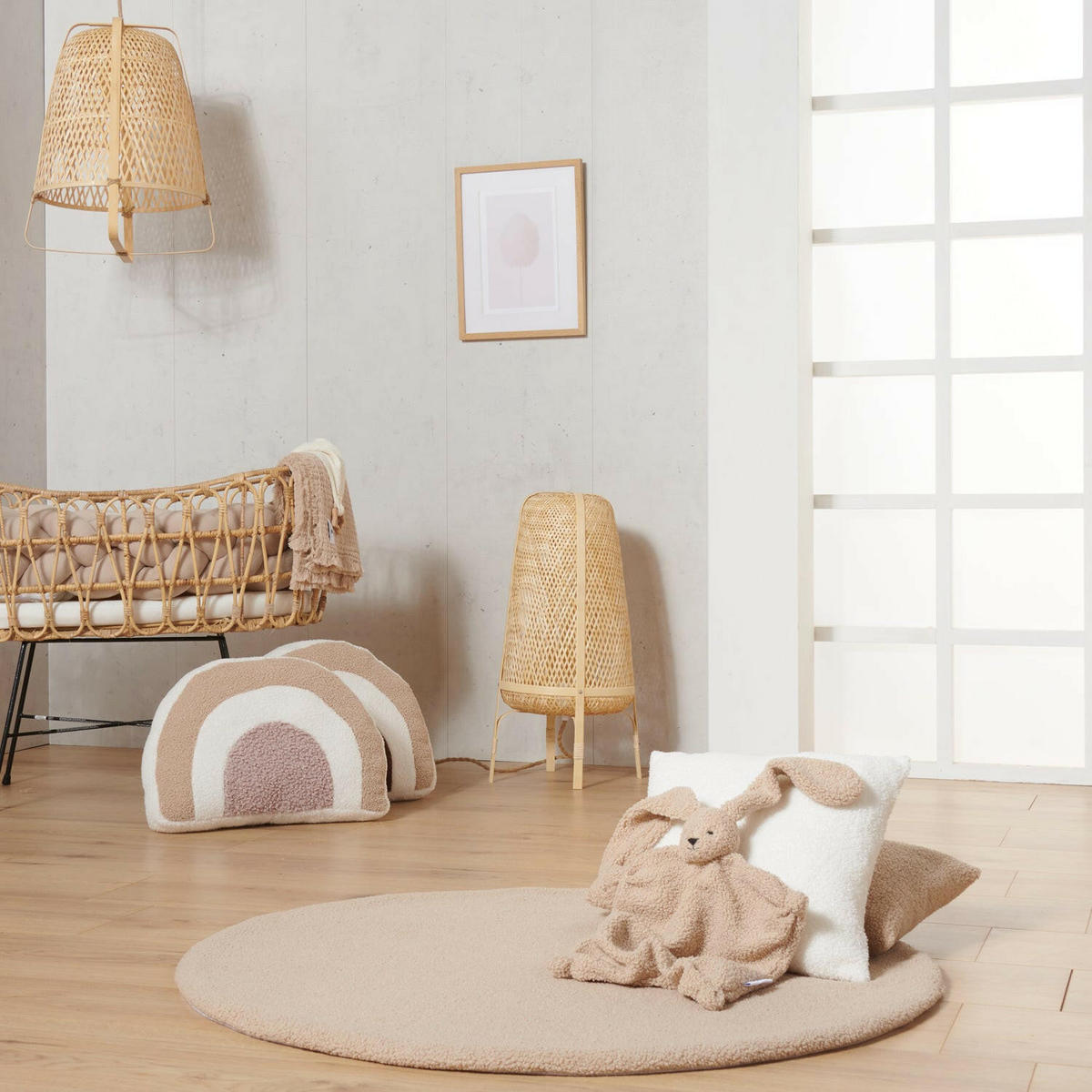 SCHNUFFELTUCH Hase Teddy Beige - Beige, Textil (30/1/30cm) - nordic coast company