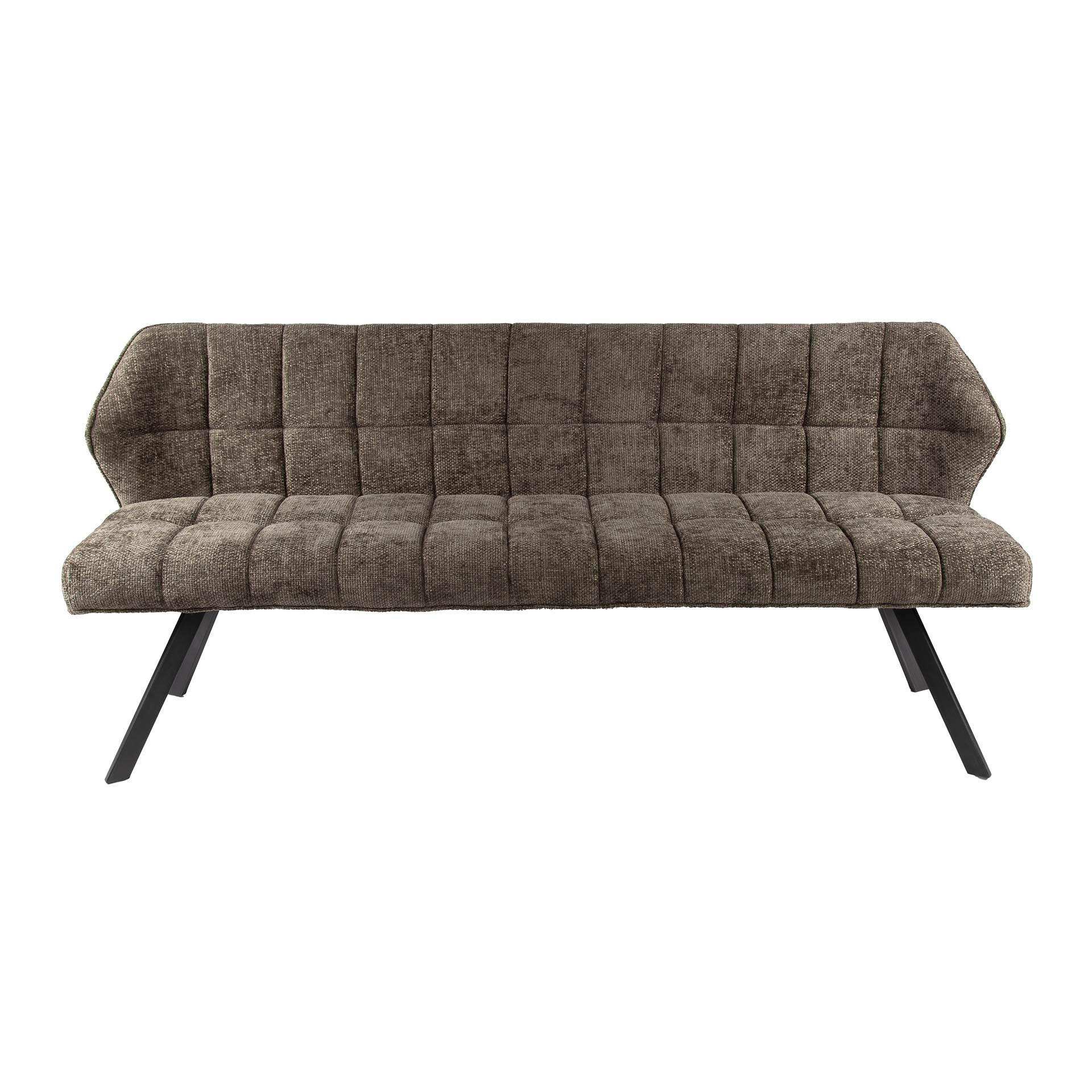 ESSZIMMERBANK Raster Taupe 59/180/84 cm - Taupe, Textil (180/84/59cm) - Hoyz Collection