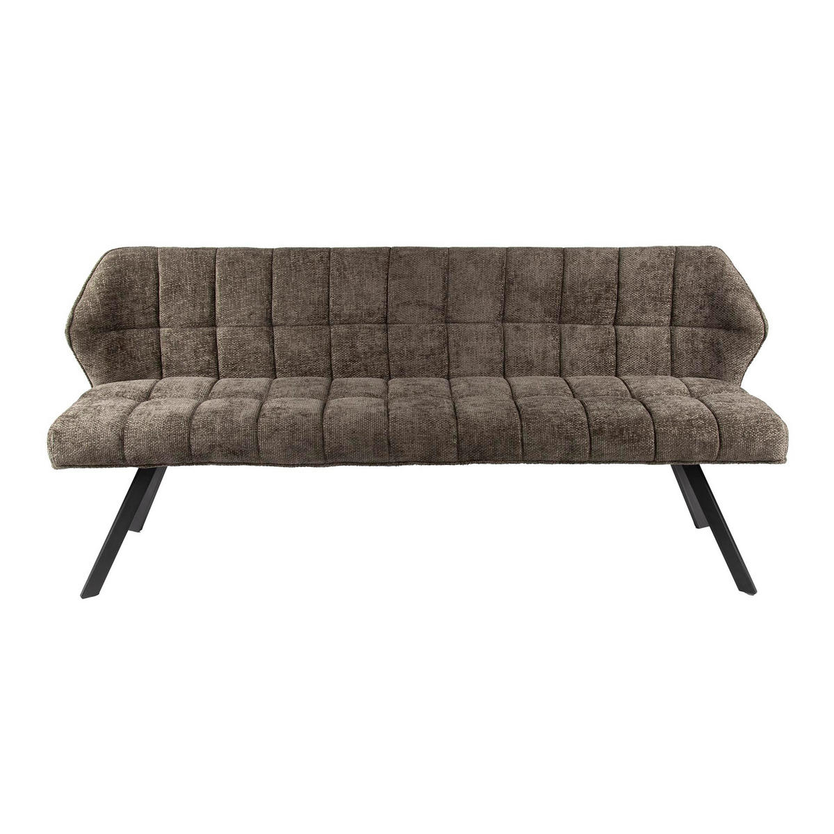 ESSZIMMERBANK Raster Taupe 59/180/84 cm - Taupe, Textil (180/84/59cm) - Hoyz Collection