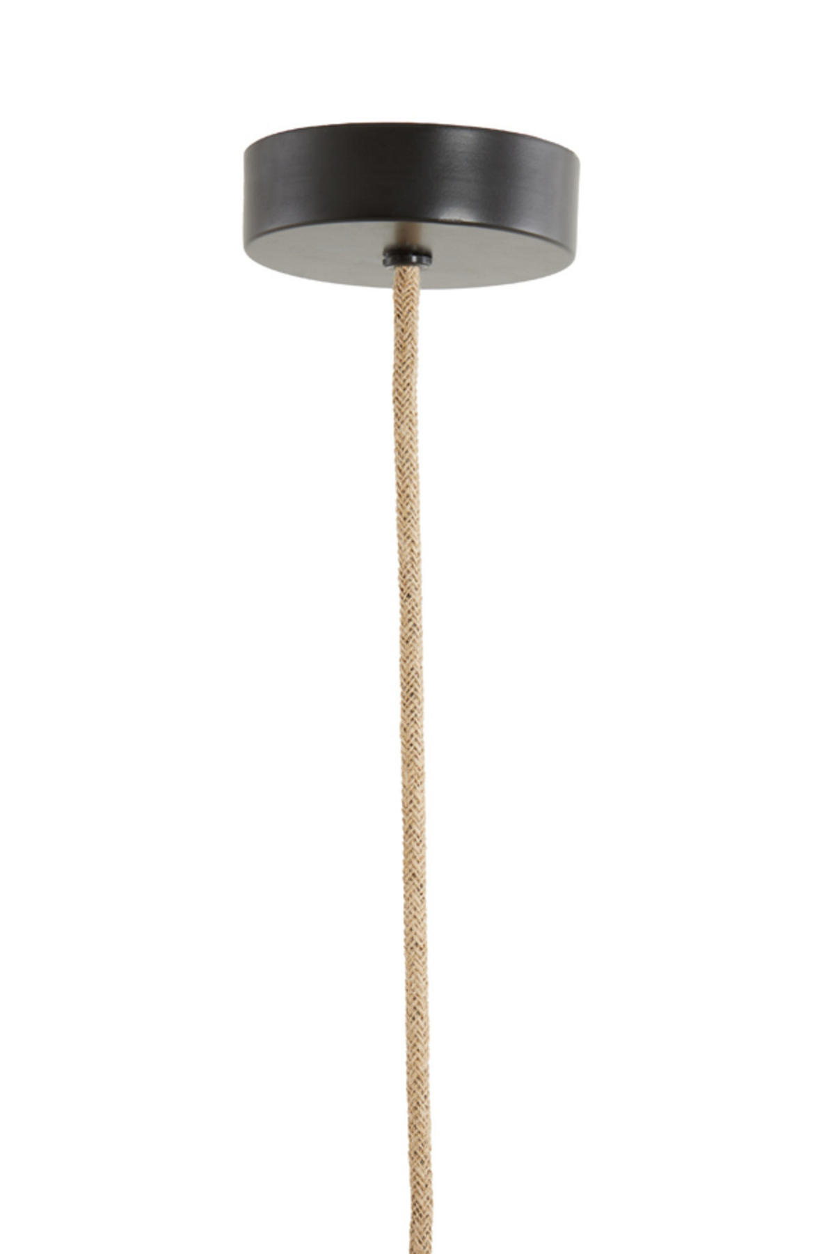 HÄNGELAMPE Makassar Braun Ø42/42 cm - Braun, Textil (42/42/42cm) - Light & Living