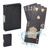 POKERKARTEN - Multicolor, Kunststoff/Metall (6/2cm) - Relaxdays