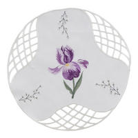 MITTELDECKE Luya - Violett, Textil (28cm) - home&you