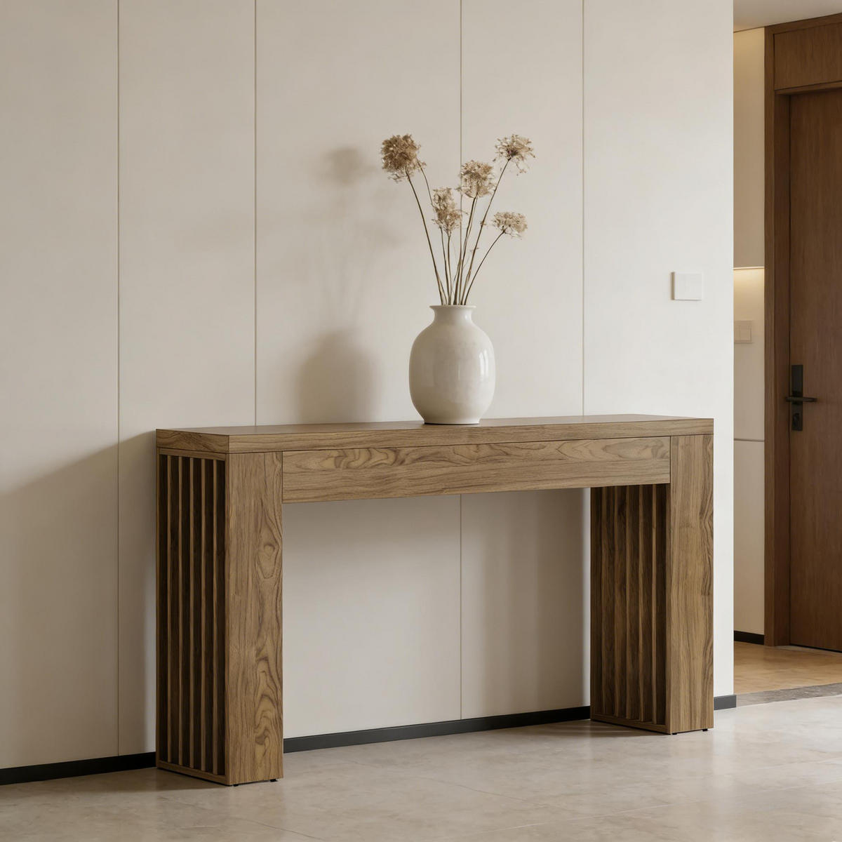 KONSOLETISCH Braun 150/30/80 cm` - Braun, Holzwerkstoff (30/150/80cm) - PANGIVO