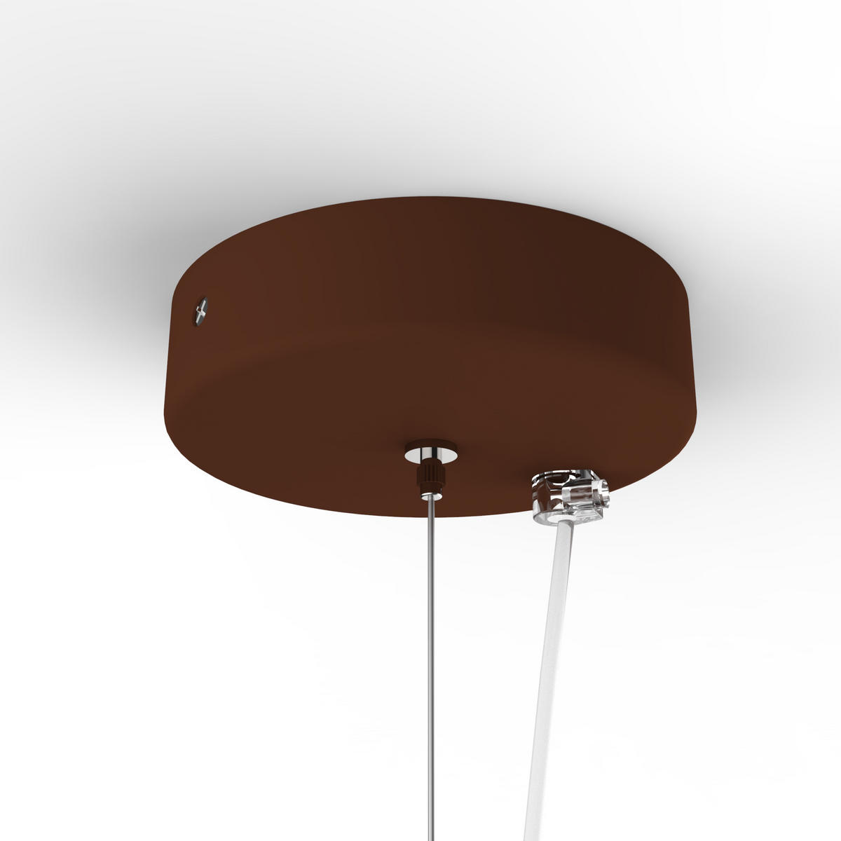 HÄNGELEUCHTE - Dunkelbraun, Metall (50/50/12cm) - Lumicom