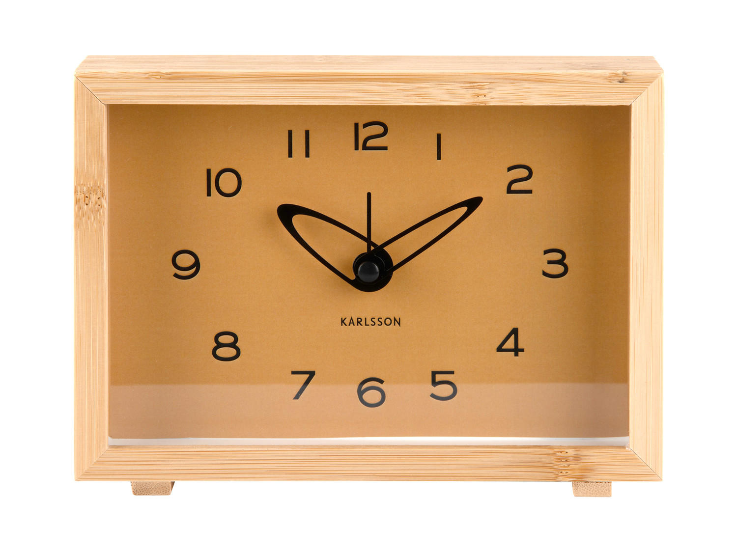 WECKER Tipico Gelb 19/19/13.8 cm - Gelb, Naturmaterialien (19/13.8/19cm) - Karlsson
