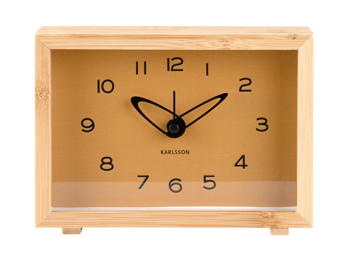 WECKER Tipico Gelb 19/19/13.8 cm - Gelb, Naturmaterialien (19/13.8/19cm) - Karlsson