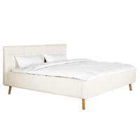 POLSTERBETT - Weiß, Textil (180/200cm) - home24