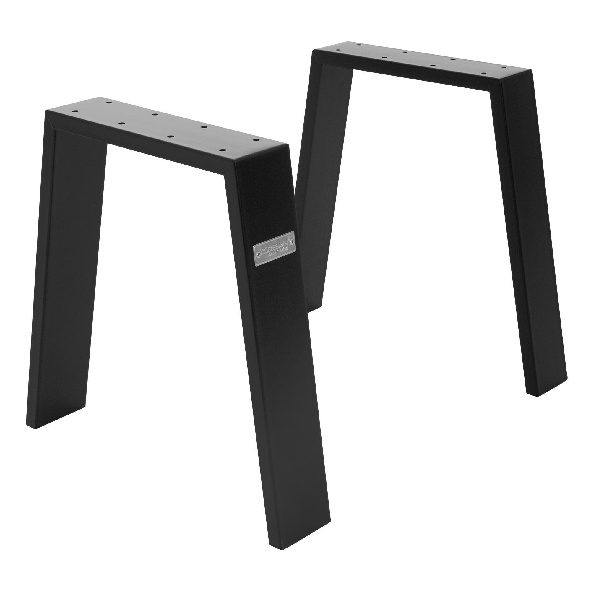 TISCHGESTELL - Schwarz, Metall (8/42/44cm) - ML-DESIGN