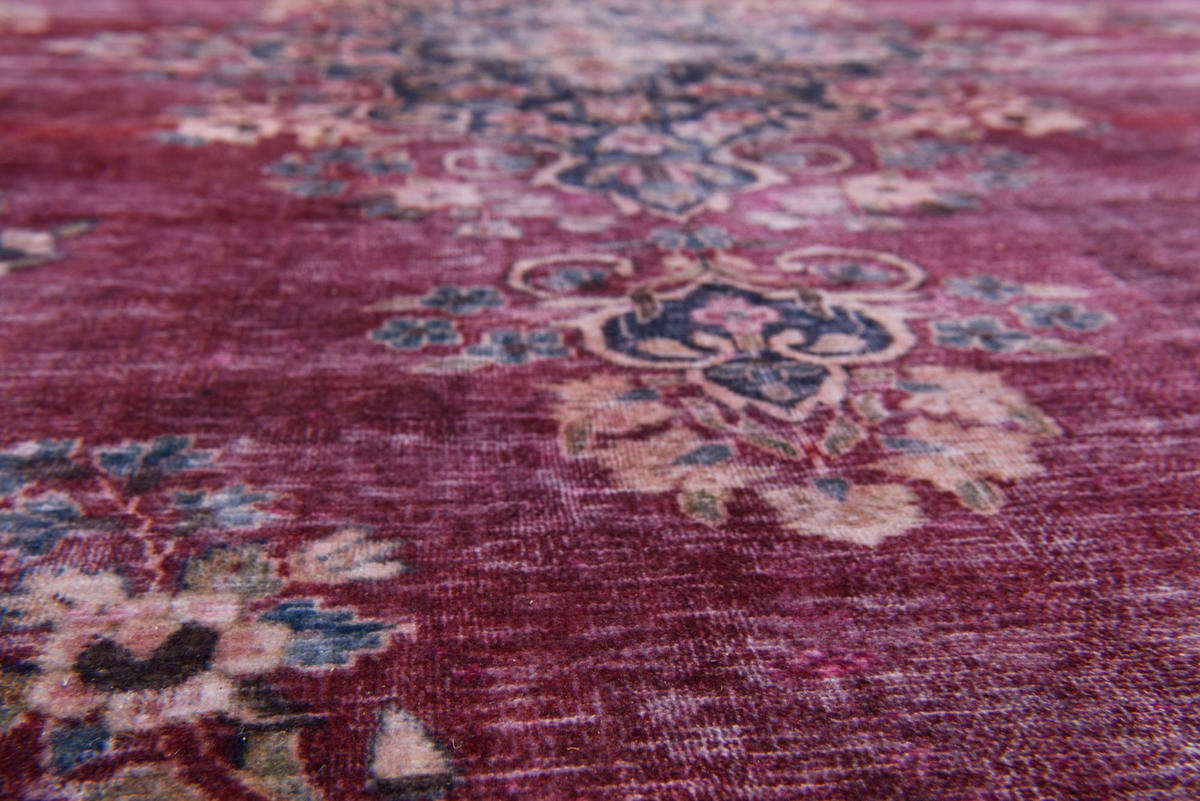 KURZFLORTEPPICH Rachele 70x140 cm - Rot, Textil (70/140cm) - Gino Falcone