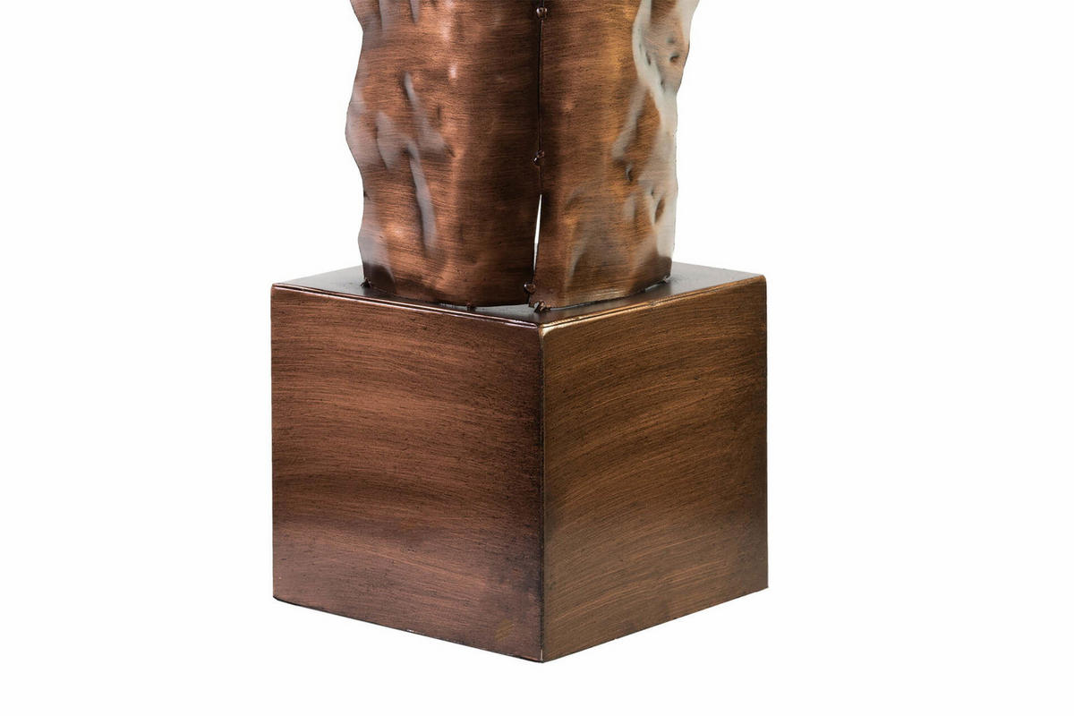 METALLSKULPTUR Braun 63/40 cm - Braun, Metall (2.3/40/35cm) - KUNSTLOFT