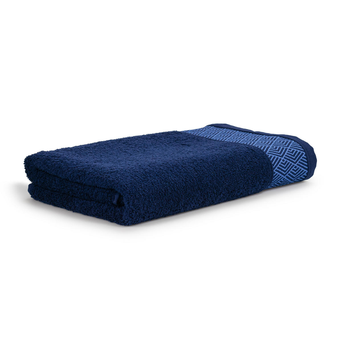 DUSCHTUCH GEOMETRY - Dunkelblau, Textil (67/140cm) - Möve for Frottana