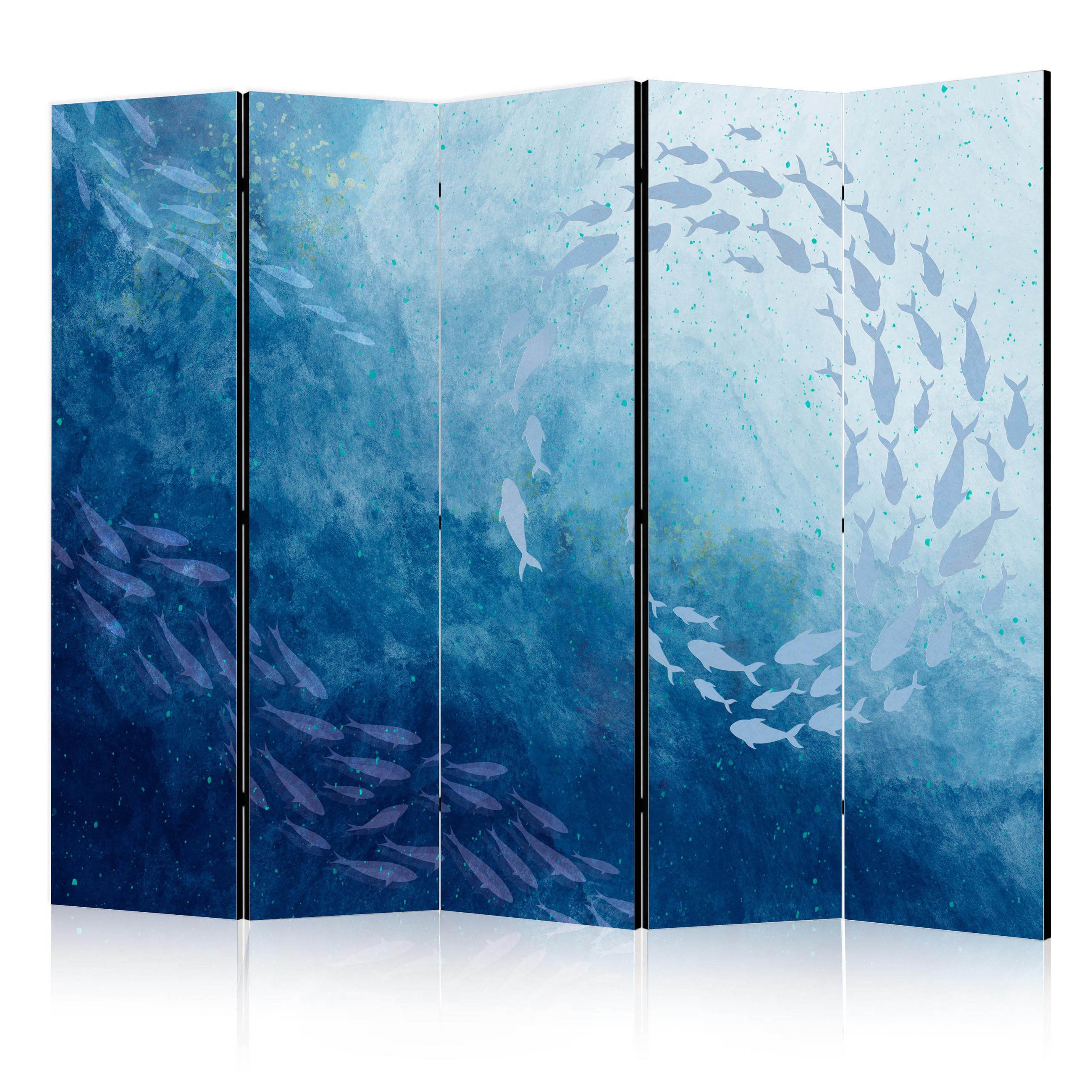 Muralo Paravent Blau 225x172x3 cm