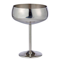 CHAMPAGNERSCHALE Manhattan Lounge - Silberfarben, Metall (0.4L) - Butlers